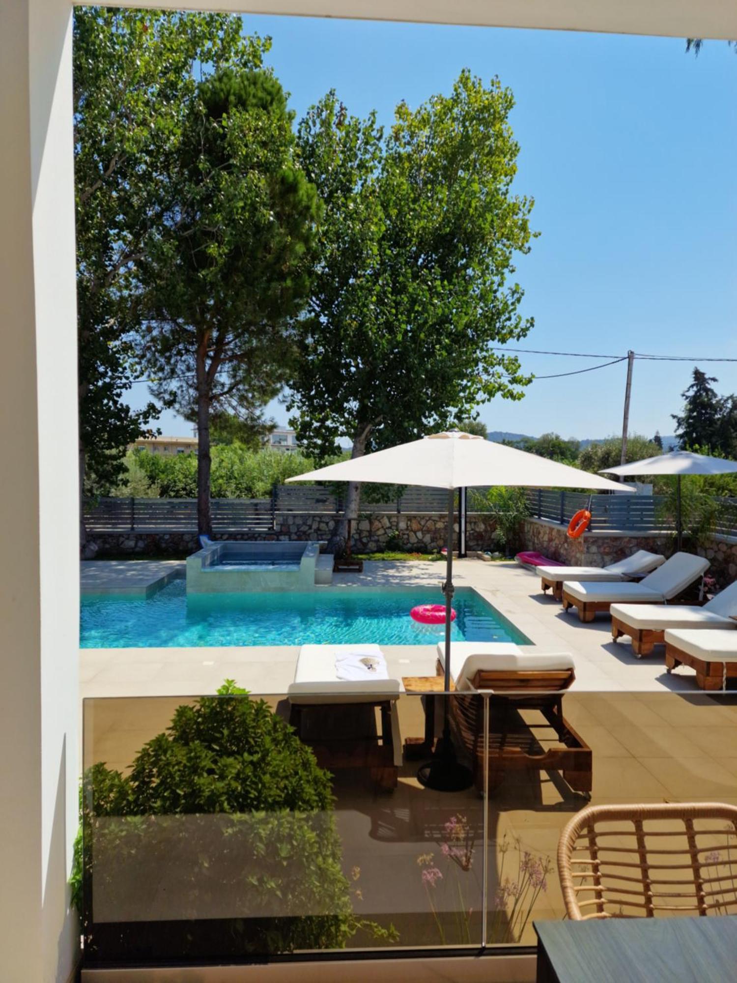 Luxury Villa Anemone With Private Pool Pasztída Kültér fotó